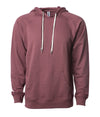 SS1000 Unisex Lightweight Loopback Terry Hooded Pullover in color Port.
